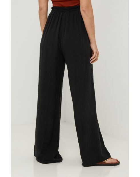 Pantalon en lin Stratos noir