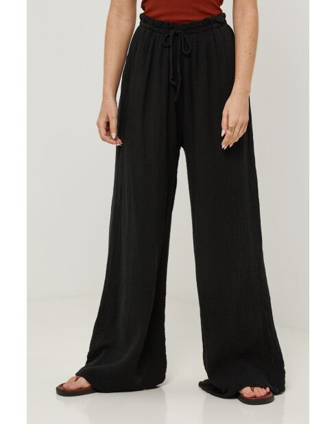 Pantalon en lin Stratos noir