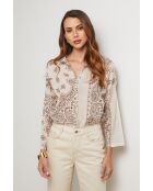 Beige hemd van katoen Lightwave