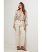 Beige hemd van katoen Lightwave