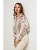 Beige hemd van katoen Lightwave