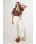 Top tipo bufanda Ventus choco de algodón
