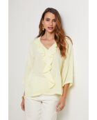 Top in lino giallo Nightfall