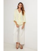 Top in lino giallo Nightfall