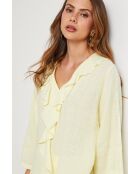 Top in lino giallo Nightfall