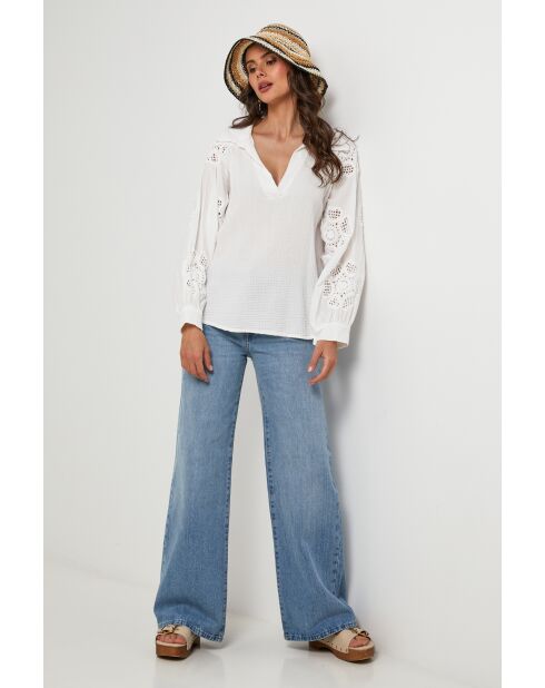 Tunique en coton Earthlink blanche