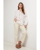 Camicia beige Zenova