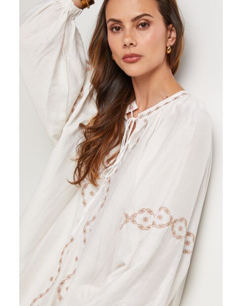 Camicia beige Zenova