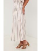 Roze-witte Jumpstart katoenen rok