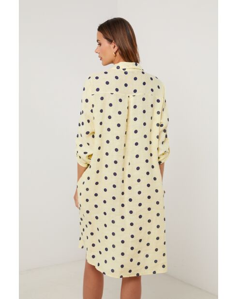 Gelbes Leinenkleid Solaris