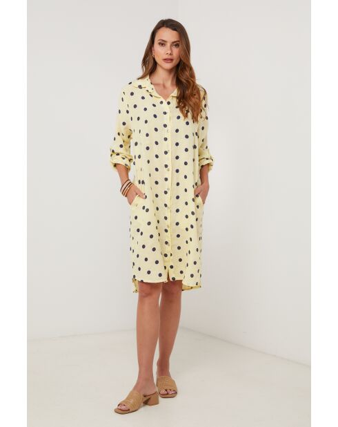 Gelbes Leinenkleid Solaris