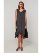 Marineblaues Leinenkleid Ember