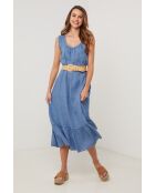 Robe en lin Xentra indigo