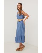 Robe en lin Xentra indigo