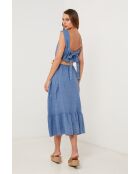 Robe en lin Xentra indigo