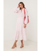Rosafarbenes Baumwollkleid Mirage