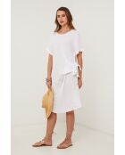 Weißes Leinenkleid Umbra