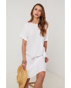 Weißes Leinenkleid Umbra