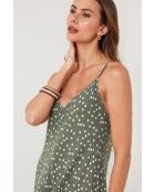 Khakifarbenes Leinenkleid Topas