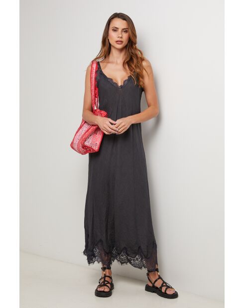 Blaues Leinenkleid Bluepeak