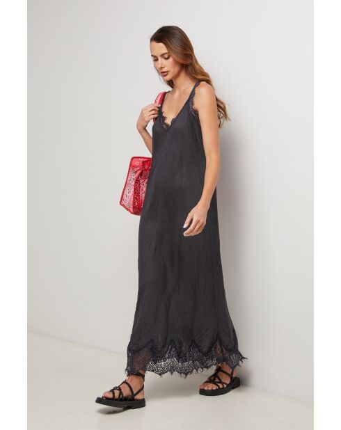 Blaues Leinenkleid Bluepeak