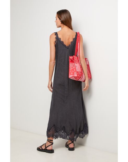 Blaues Leinenkleid Bluepeak