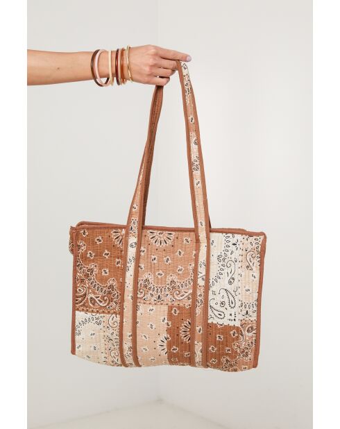 Borsa Darkforge in cotone beige