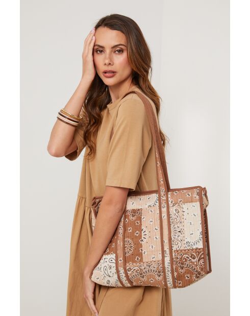 Borsa Darkforge in cotone beige