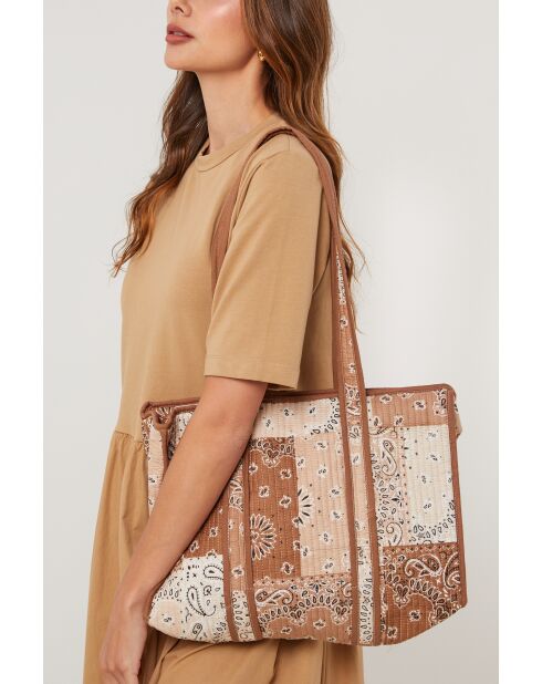Borsa Darkforge in cotone beige
