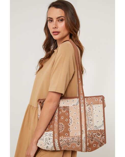Borsa Darkforge in cotone beige