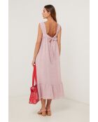 Youngstar rosafarbenes Leinenkleid