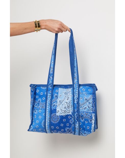 Brighton-blaue Baumwolltasche