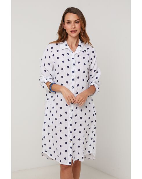 Weißes Leinenkleid Bolt