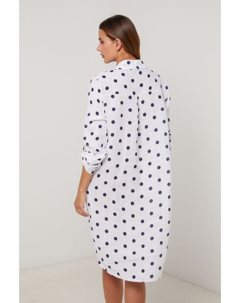 Weißes Leinenkleid Bolt