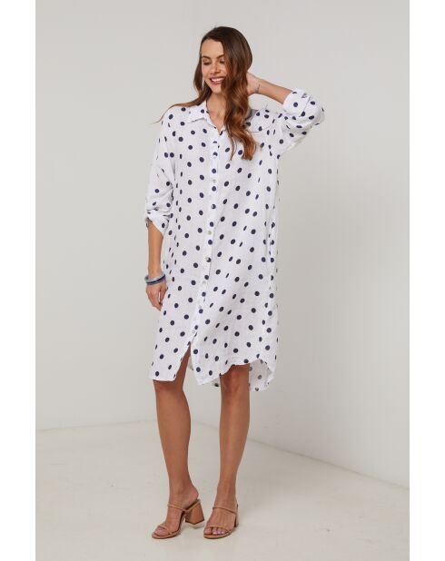 Weißes Leinenkleid Bolt