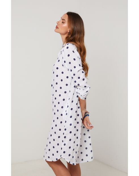 Weißes Leinenkleid Bolt