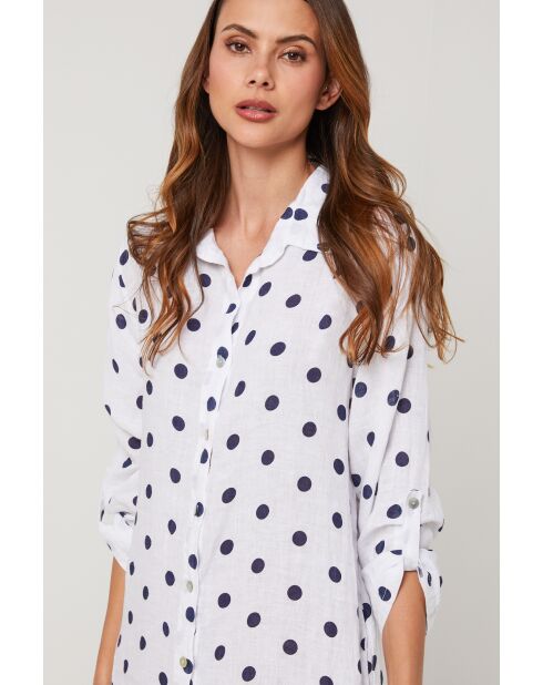 Weißes Leinenkleid Bolt