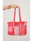Bolsa Airvolt de algodón roja