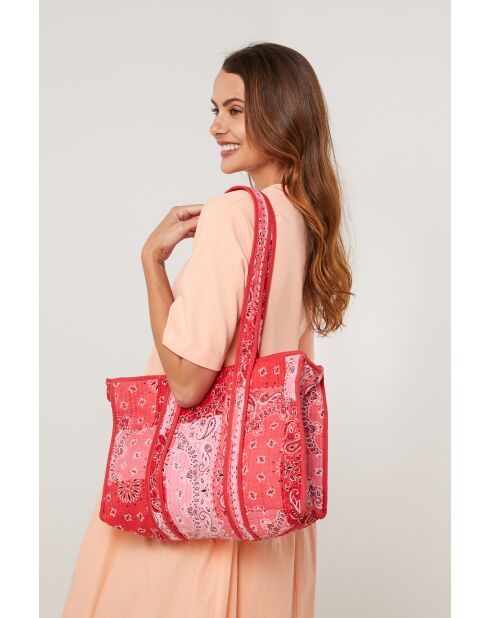 Borsa Airvolt rossa in cotone