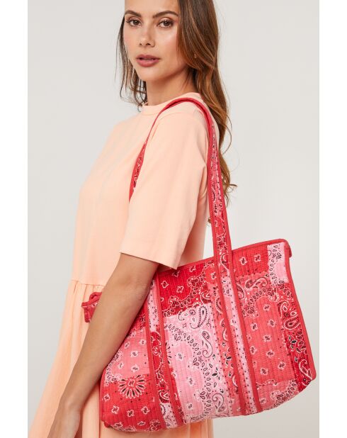 Borsa Airvolt rossa in cotone