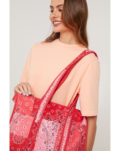 Borsa Airvolt rossa in cotone