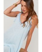 Leinenkleid Crosswind Sky