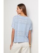 Quickline Sky Bandana-T-Shirt aus Baumwolle