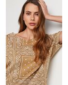 Camel Steelix Bandana-T-Shirt aus Baumwolle