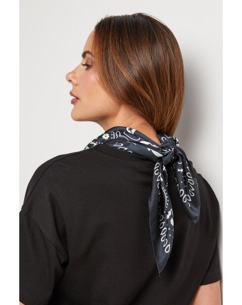 Foulard en coton ElementX noir