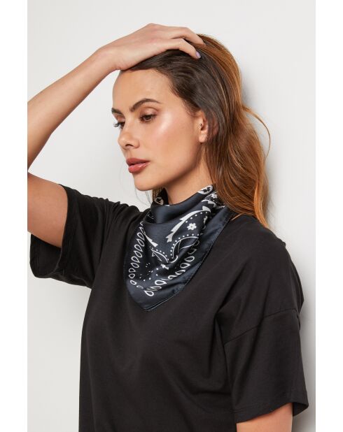 Foulard en coton ElementX noir