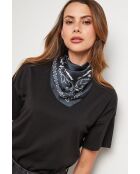 Foulard en coton ElementX noir