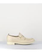 Mocassini Calixte in pelle color crema