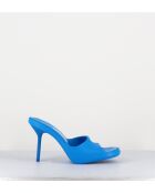 Mules Ida bleues - Talon 9cm