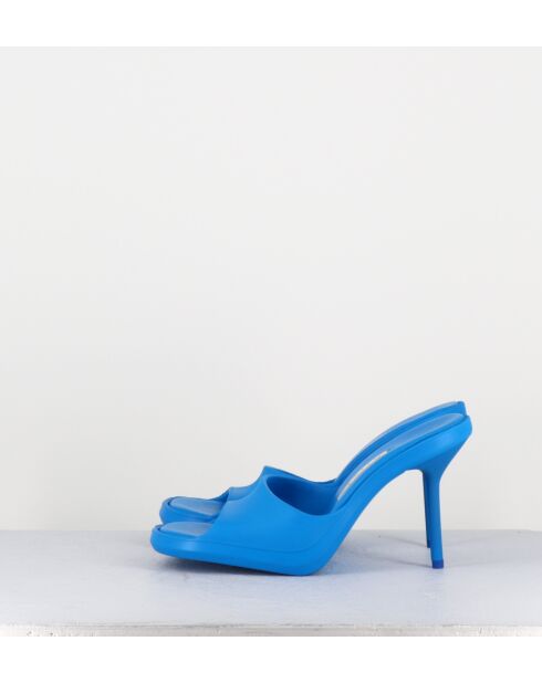 Mules Ida bleues - Talon 9cm